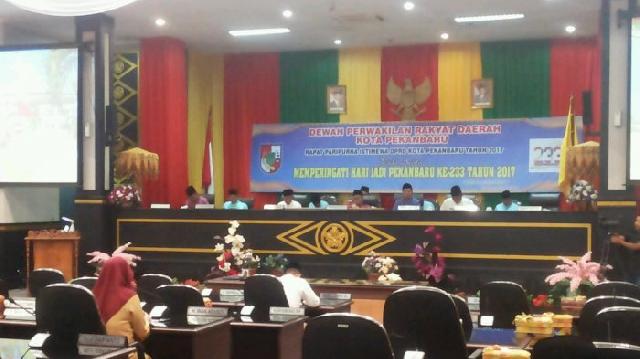 Rapat Paripurna Istimewa HUT Kota Pekanbaru ke-233