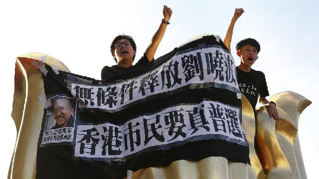 Protes 20 Tahun Penyerahan Kembali Hong Kong ke China 