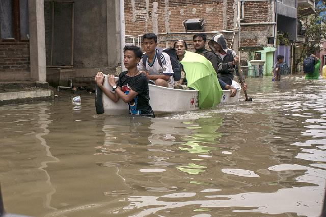Ribuan Rumah di Dayeuhkolot Terendam Banjir 