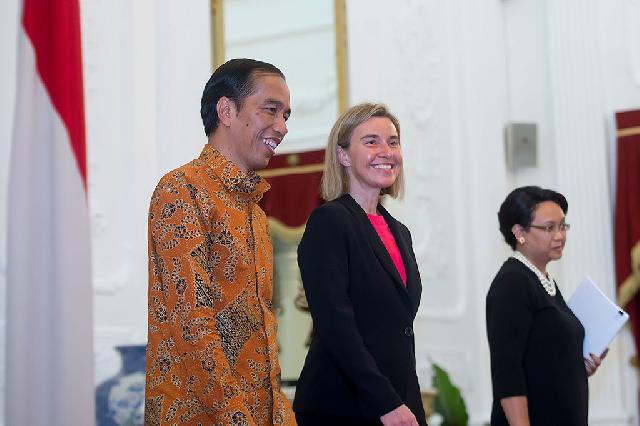 Presiden Terima Kunjungan Wapres Uni Eropa 
