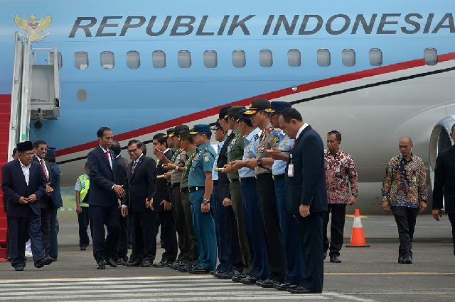Presiden Kembali ke Tanah Air