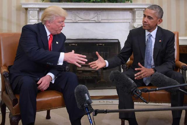 Obama-Trump Bertemu di Gedung Putih 