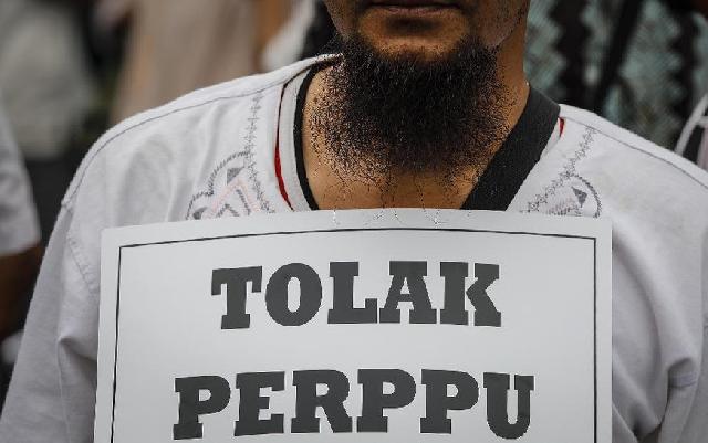 FOTO: HTI Turun ke Jalan Tolak Perppu Ormas